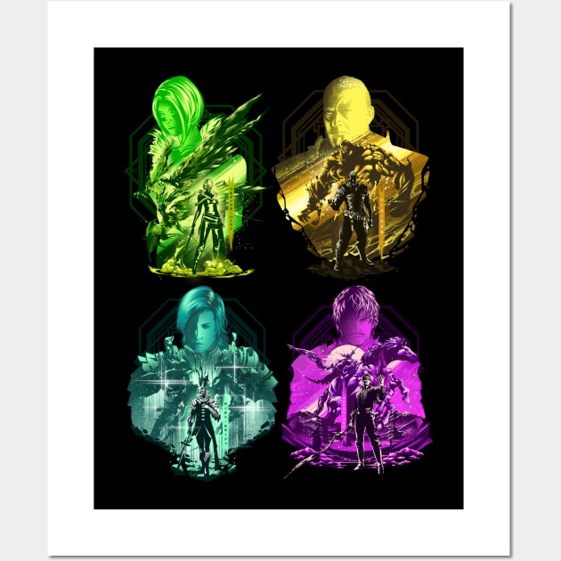 Dominants of FFXVI s2 Wall Art by plonkbeast